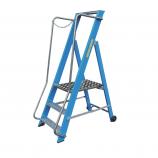 Widestep Platform Step Ladder Fibreglass 3 Treads 1.62m